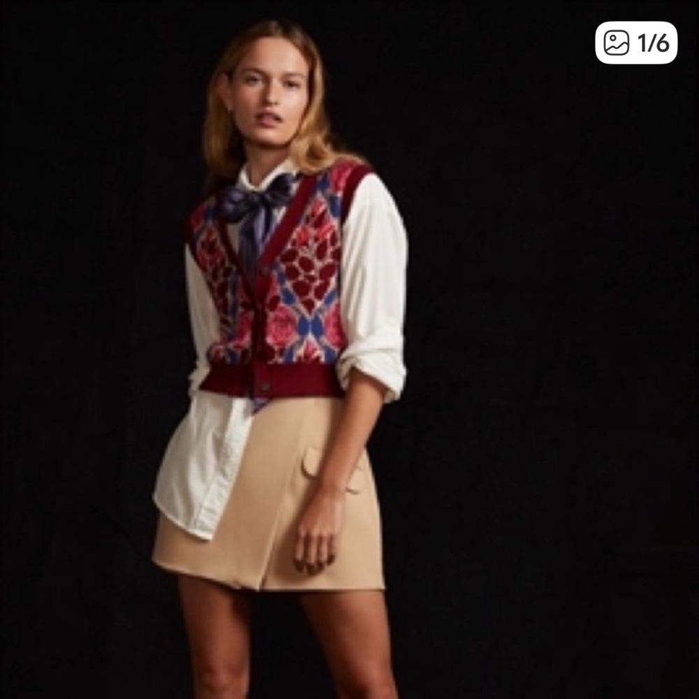 Maeve Anthropologie sweater vest sz medium, never worn